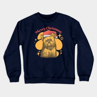 Yorkie Christmas Crewneck Sweatshirt